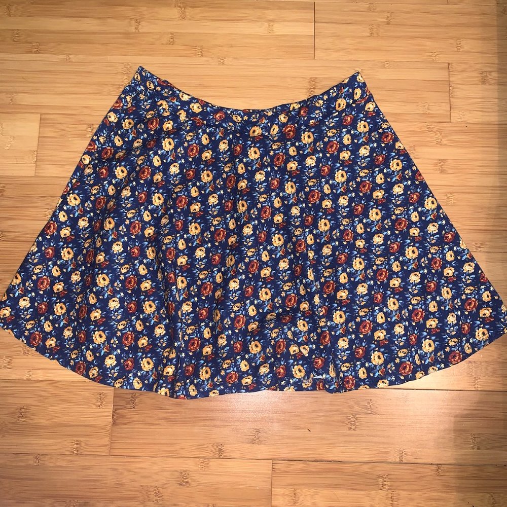 Forever21 Flower mini skirt